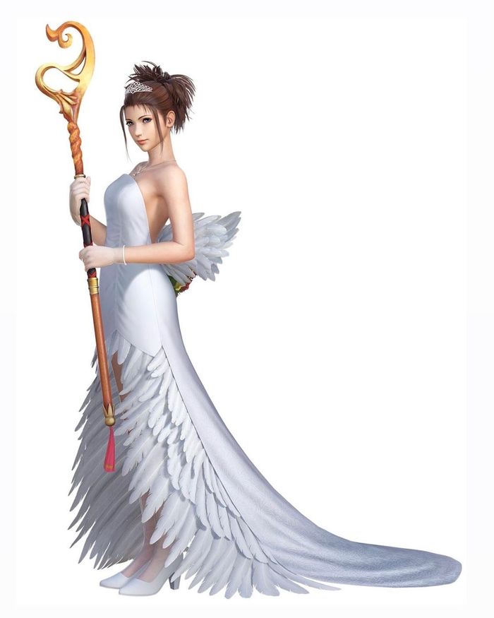 Karakter game Yuna dari Final Fantasy yang menjadi referensi gaya Sherina.