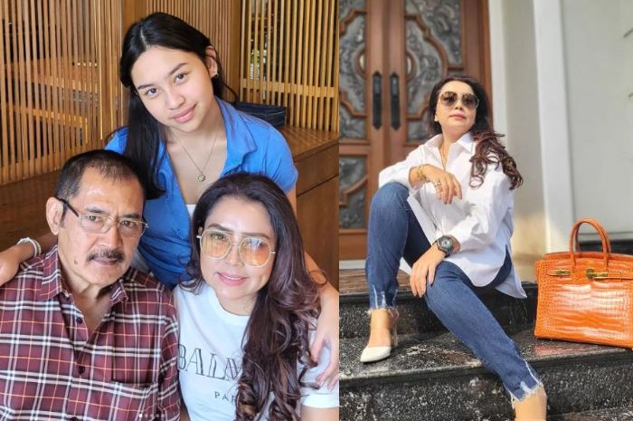 Mayangsari dan keluarga