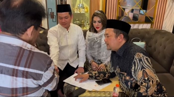 Ijab kabul pernikahan Barbie Kumalasari.