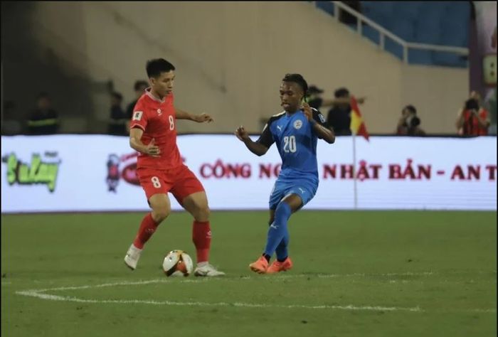 Laga Vietnam Vs Filipina dalam laga kualifikasi Piala Dunia 2026 zona Asia grup F, di Stadion My Dinh, Hanoi, Kamis (6/6/2024).