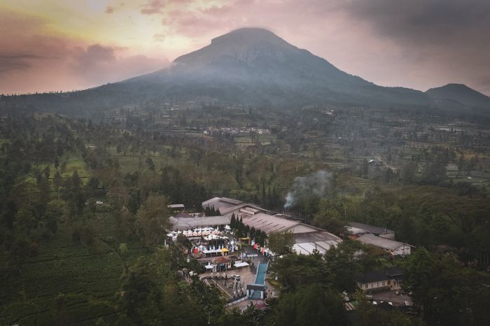 Kawasan Dieng yang menjadi tuan rumah Dieng Caldera Race 2024.