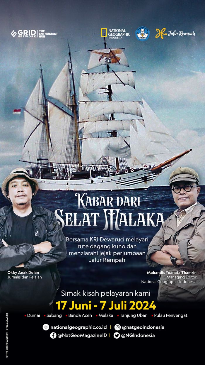 'Kabar dari Selat Malaka' merupakan laporan jurnalistik National Geographic Indonesia dalam Muhibah Budaya Jalur Rempah - Kementerian Pendidikan, Kebudayaan, Riset dan Teknologi.