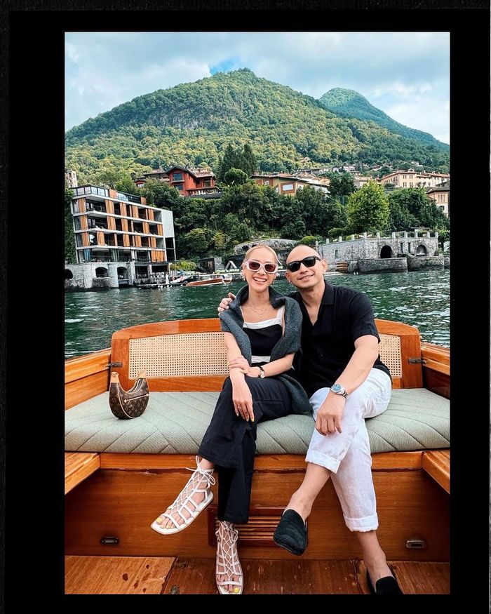 BCL dan Tiko Aryawardhana di Como, Italia.