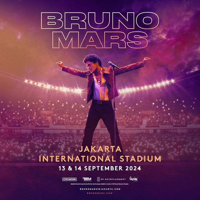 Bruno Mars bakal gelar konser di Jakarta Internasional Stadium (JIS), Jakarta Utara pada 13-14 September 2024