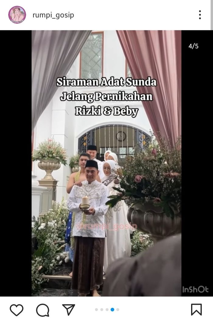 Beby Tsabina gelar acara siraman.