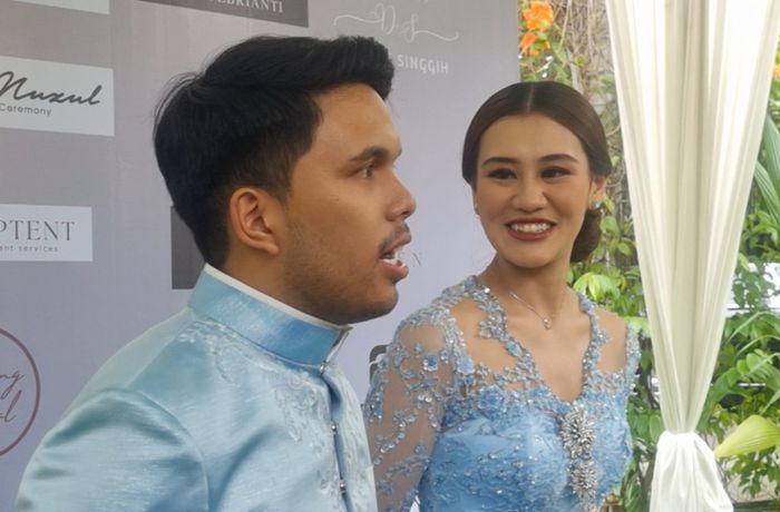 Aaliyah Massaid dan Thariq Halilintar saat ditemui Grid.ID di Cinere, Depok, Minggu (23/6/2024).