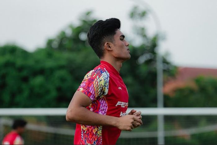 Pemain Persis Solo, Ramadhan Sananta melakukan latihan perdana jelang musim 2024-2025 pada Minggu (30/6/2024) sore di Stadion Mini, Surakarta.