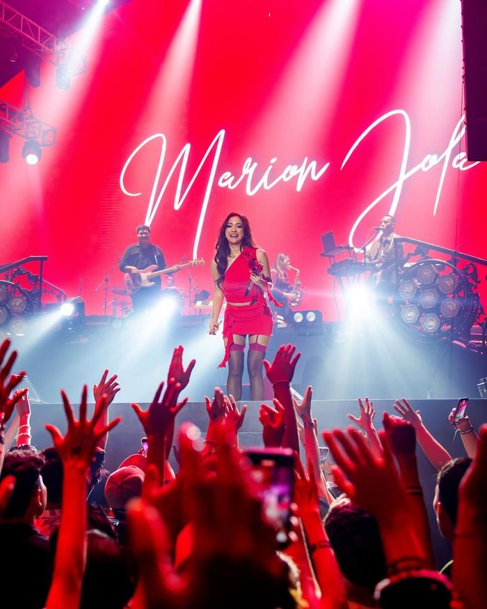 Marion Jola manggung di Atlas Super Club, Bali.