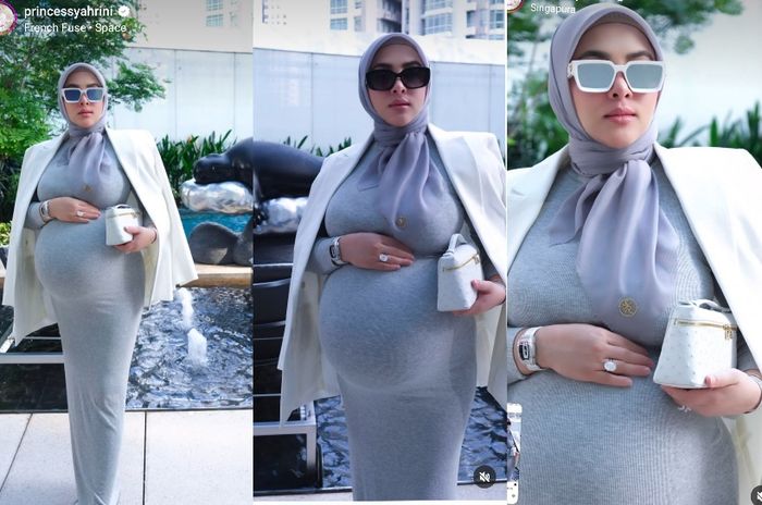 Syahrini hamil anak pertama