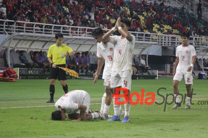 Kadek Areal saat timnas U-19 Indonesia vs Timor Leste di ASEAN Cup U-19 2024. Stadion Gelora Bung Tomo, Selasa (23/7/2024).