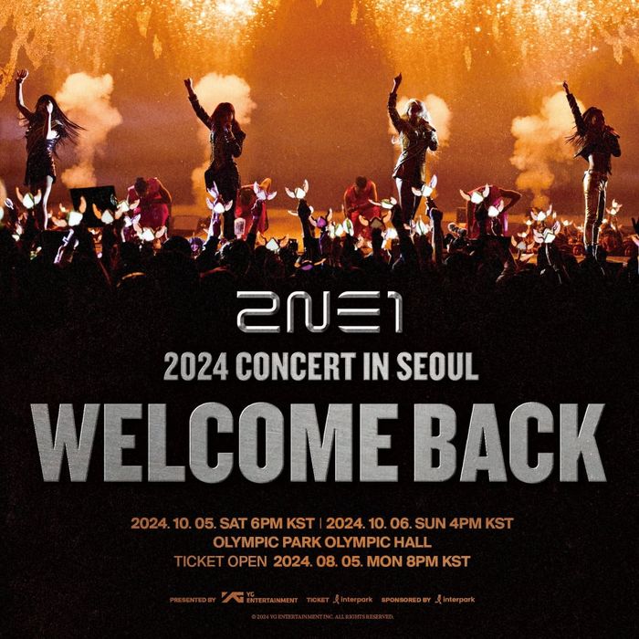 Poster konser 2NE1 di Seoul