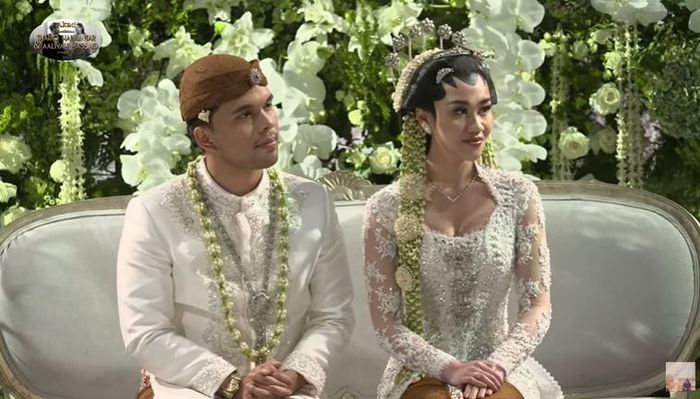 Potret Akad Nikah Aaliyah Massaid dan Thariq Halilintar, Super Megah Sampai Presiden Jokowi jadi Saksi