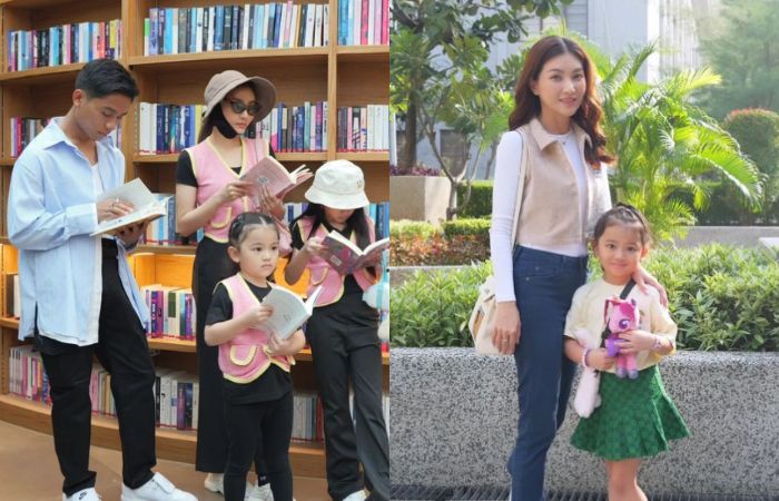 Sarwendah dan anak-anaknya foto bersama tanpa Ruben Onsu.