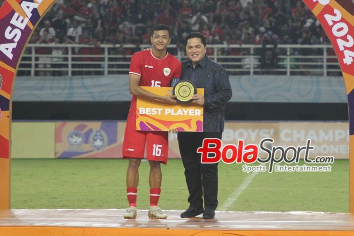 Kapten Timnas U-19 Indonesia Dony Tri Pamungkas menjadi Pemain Terbaik di ASEAN CUP U-19 2024. 