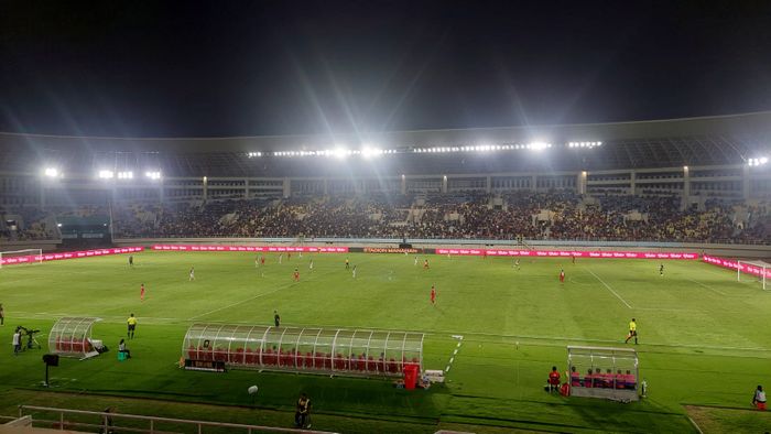 Persija vs Borneo FC di semifinal Piala Presiden 2024, Stadion Manahan, Solo, Selasa (30/7/2024).