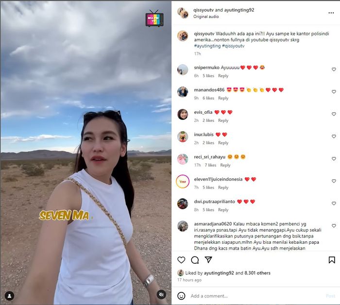 Ayu Ting Ting bagikan vlog dirinya yang dirampok saat sedang liburan di Amerika.