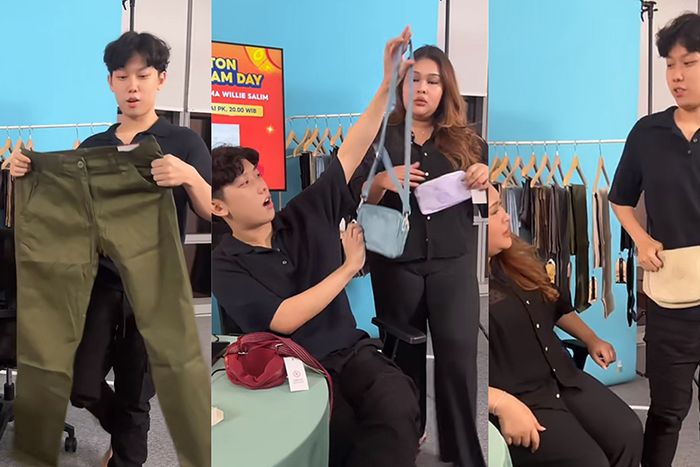 Willie Salim saat menggelar Shopee Live sebelumnya pada 22 Juli 2024.