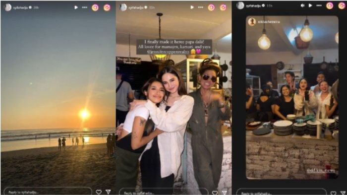 Momen syifa Hadju di Bali