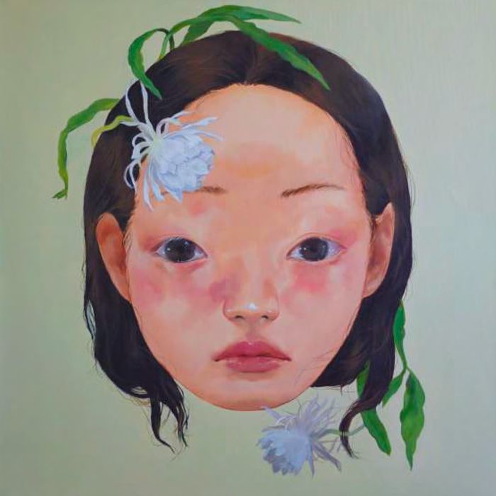 Lukisan 'Thriving 3' merupakan satu dari tiga seri lukisan yang menampilkan wajah perempuan muda yang digelayuti tumbuhan liar wijayakusuma (Epiphyllum anguliger).  Alodia menaruh perhatian pada tetumbuhan liar yang dijumpainya, yang kerap terabaikan dan dituduh sebagai gulma dan tumbuhan tak berguna.
