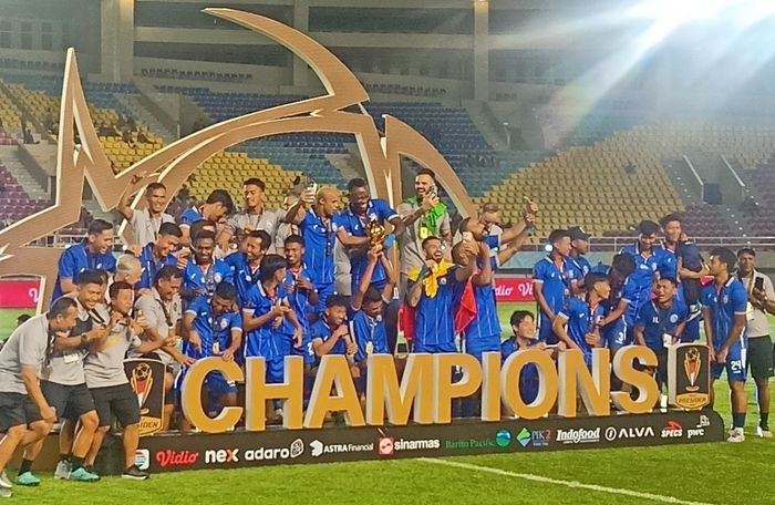 Arema FC berhasil meraih juara Piala Presiden 2024.