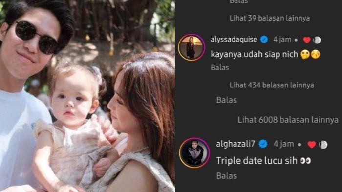 Komentar Al Ghazali di unggahan Syifa Hadju