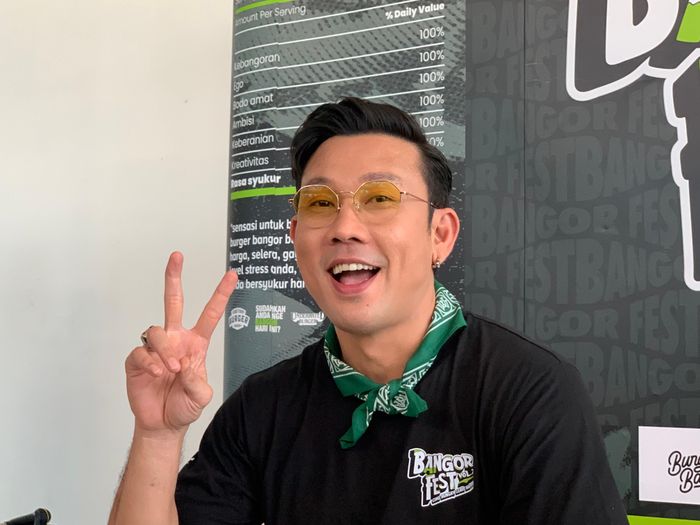 Denny Sumargo ketika ditemui di kawasan Tanah Abang, Jakarta Pusat, Sabtu (10/8/2024).