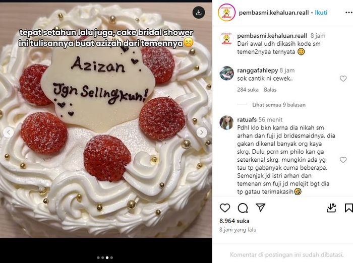 Azizah Salsha sudah diwanti-wanti para sahabatnya sebelum menikah dengan Pratama Arhan