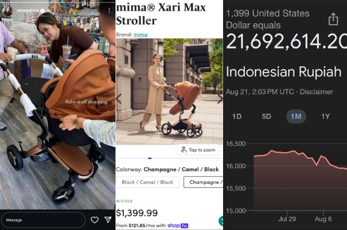 Harga stroller bayi Erina Gudono dan Kaesang Pangarep 