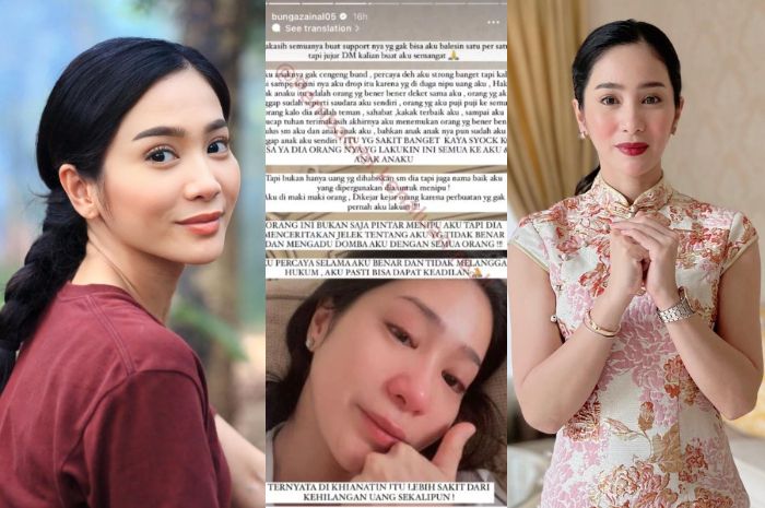 Bunga Zainal Ditipu Teman Dekat hingga Rugi Rp15 Miliar