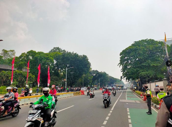 Suasana di depan Kedutaan Vatikan Jakarta, Selasa (3/9/2024). 