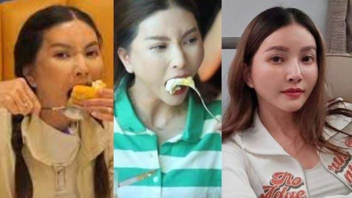 Wajah Sarwendah usai operasi plastik (oplas) diduga susah buka mulut saat makan. 