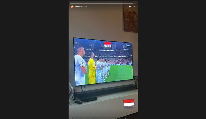 Mauro Ziljstra memberi dukungan untuk timnas Indonesia saat lawan Arab Saudi lewat media sosial Instagram.