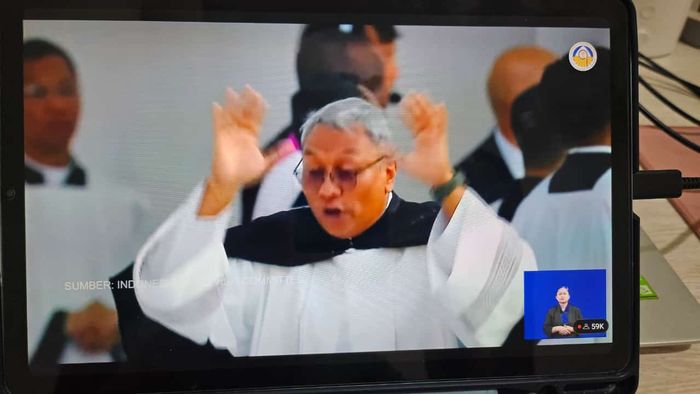 Live streaming misa akbar Paus Fransiskus dari Sukoharjo, Jawa Tengah