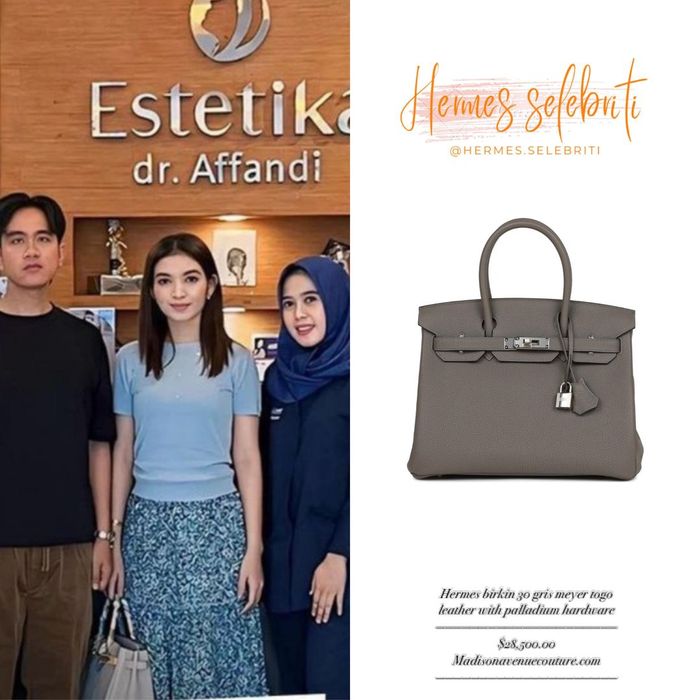 Tas Hermes ini harganya diperkirakan Rp456 jutaan.