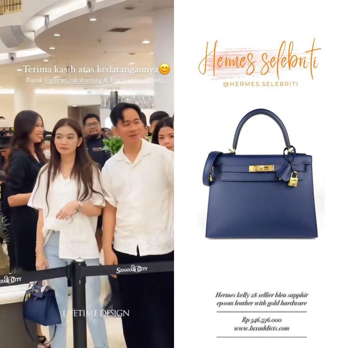 Hermes Kelly ini harganya sekira Rp346,5 juta.
