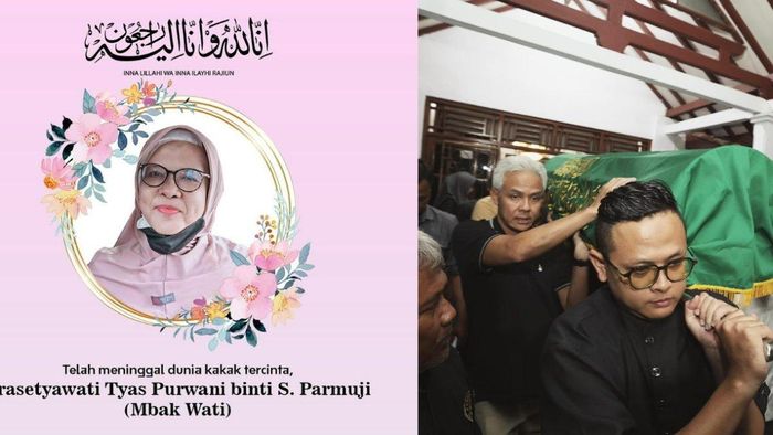Kakak perempuan Ganjar Pranowo meninggal dunia  