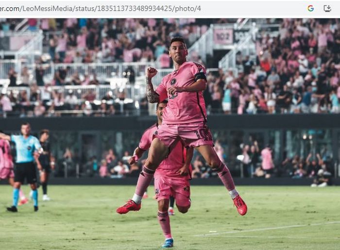 Lionel Messi tampil menggila dalam laga comeback-nya bersama Inter Miami melawan Philadelphia Union dalam lanjutan MLS 2024, Minggu (15/9/2024).