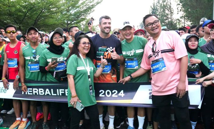 Herbalife Run 2024 yang diselenggarakan Indonesia Convention Exhibition (ICE), BSD City, Tangerang. 