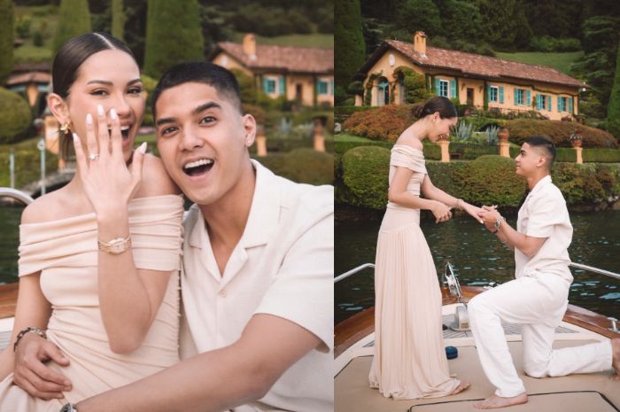 Alyssa Daguise Resmi Dilamar Al Ghazali di Italia