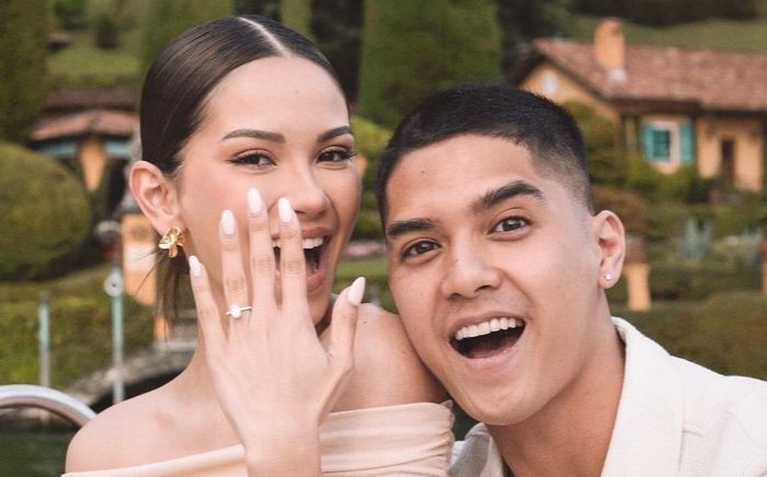 Al Ghazali melamar Alyssa Daguise di Lake Como, Italia, hari Sabtu (21/09/24).