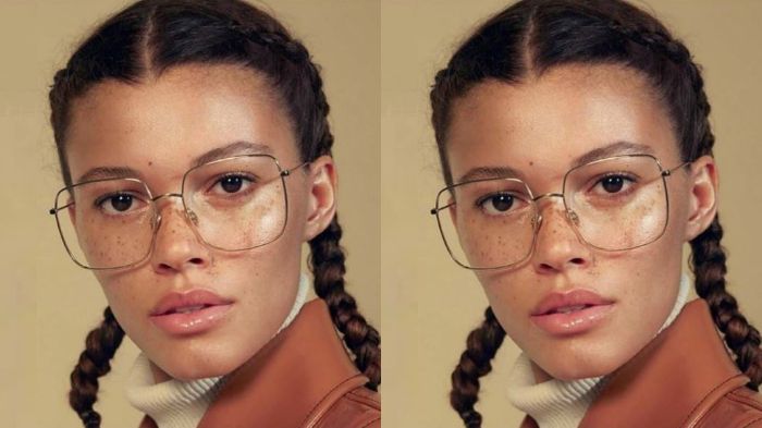 Ilustrasi Kacamata Oversized