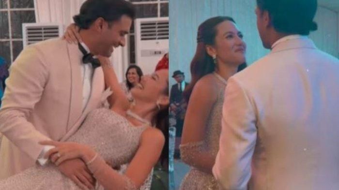 Dansa pernikahan Pevita Pearce dan Mirzan Meer