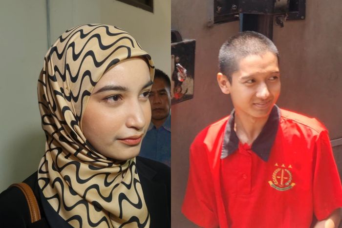 Armor Toreador dan Cut Intan Nabila saat ditemui di PN Cibinong, Senin (28/10/2024).