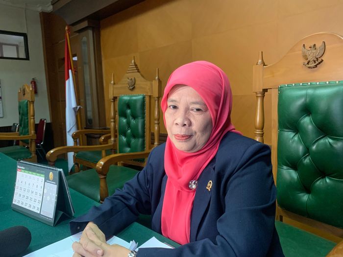 Humas Pengadilan Jakarta Selatan, Taslimah&nbsp;di Pengadilan Agama Jakarta Selatan, Rabu (30/10/2024).