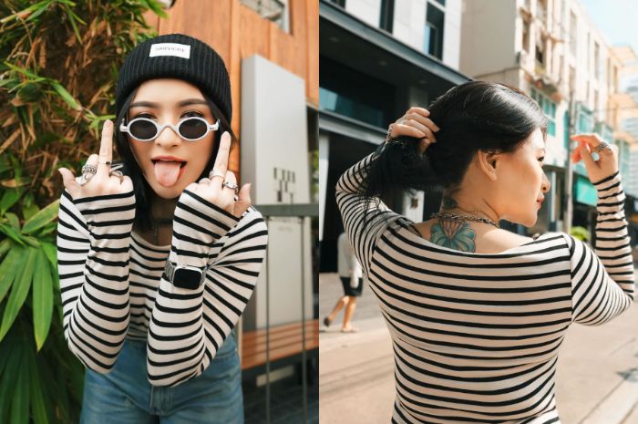 Nathalie Holscher pamer tato baru dan acungkan jari tengah