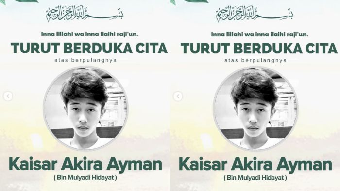 Anak eks drummer Matta Band meninggal dunia