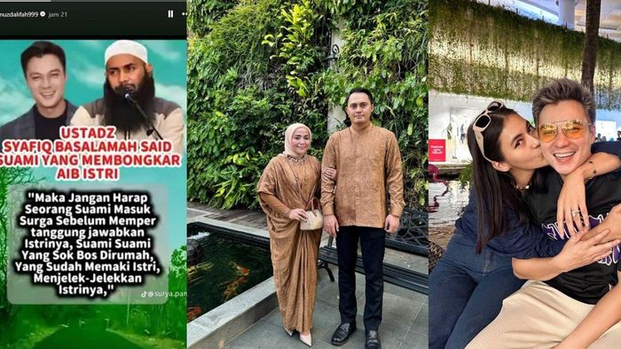 Kecam soal suami bongkar aib istri, Muzdalifah pajang foto Baim Wong 