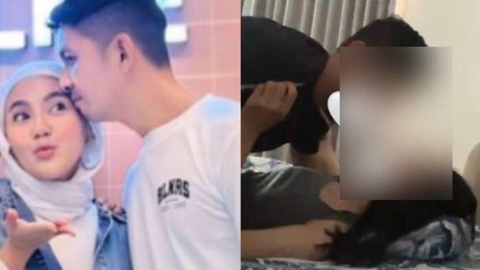 Foto Bimo serta pelakor bernama Maela Asila saat beradegan ranjang diunggah Siti Septi Ariyanti 