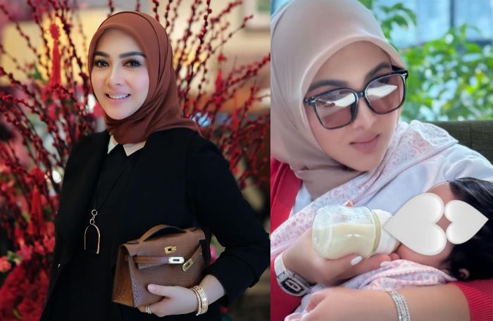 Syahrini dan putrinya 