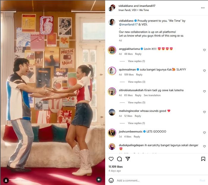 Vidi Aldiano rilis lagu kolaborasi baru.